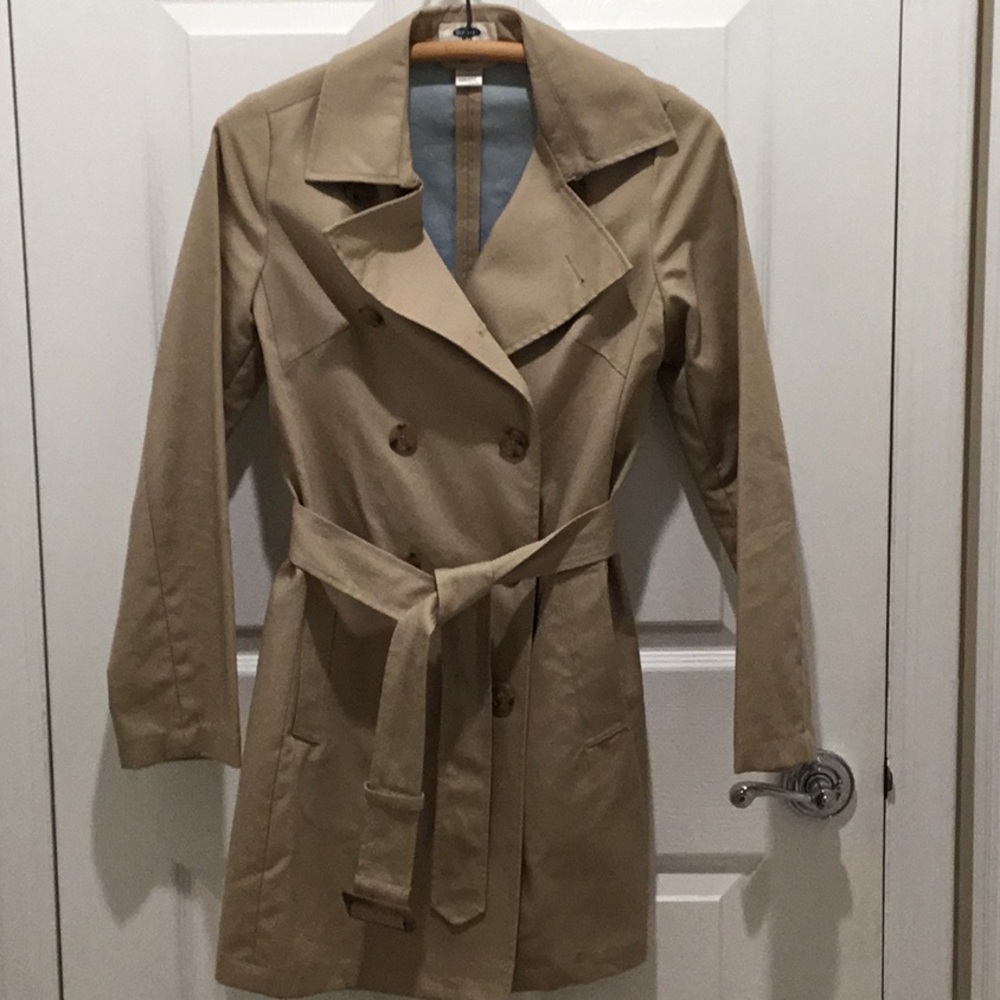 Old Navy XS double breasted rain jacket